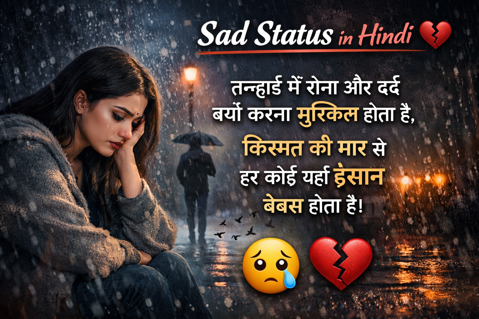 Sad Status in Hindi